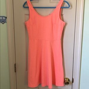 Old Navy Coral Sleeveless A-Line Mini Dress